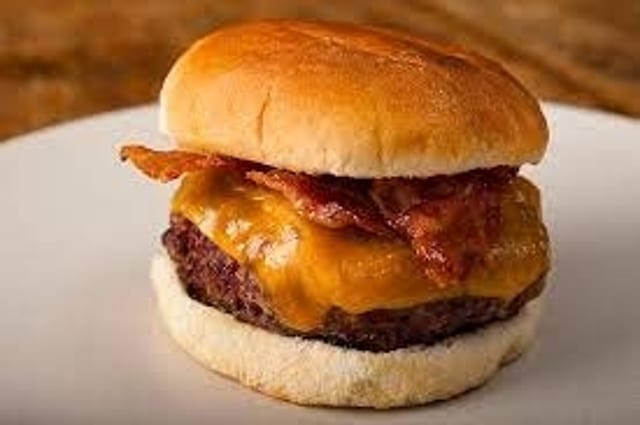 Cheddar Bacon Burger.