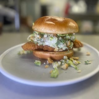 Smashed Avocado Chicken Sandwich
